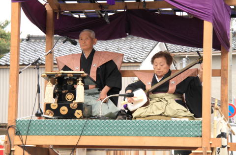 浄瑠璃太夫と三味線弦師
